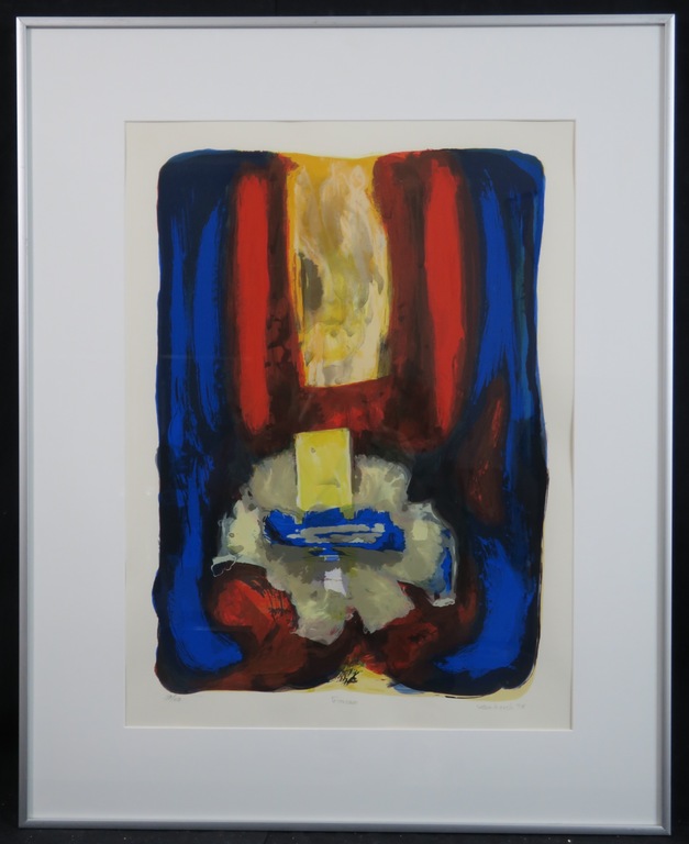 Hans Vanhorck: Zeefdruk, Traces - Ingelijst kopen? Bied vanaf 20!