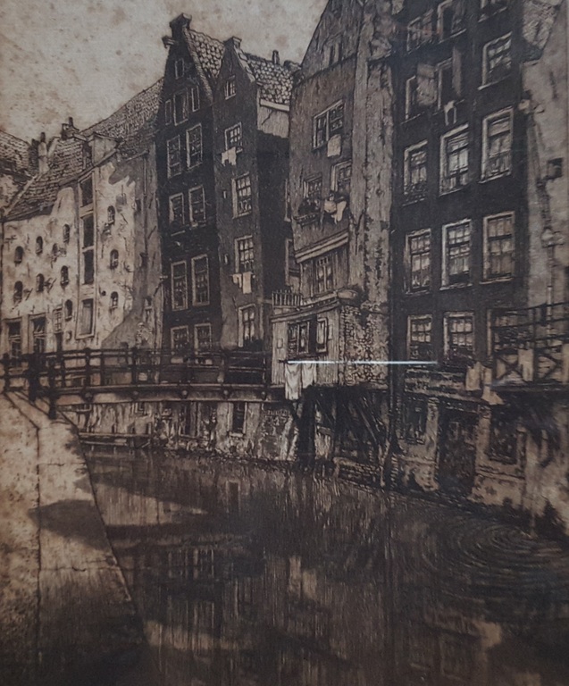 C. Brandenburg (1883-1954) - ets, gemonogrameerd en gedateerd 1913 kopen? Bied vanaf 35!