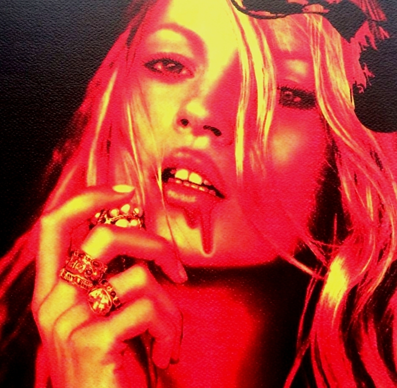 DEATH NYC - "Kate Moss F"- n° A/P - Signed with COA (Edition Artist Proof) kopen? Bied vanaf 1!
