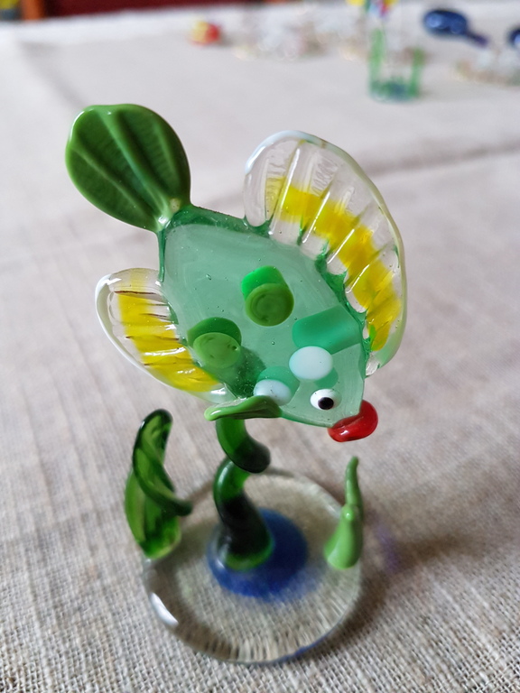 Murano glas vis  art 124 kopen? Bied vanaf 1!