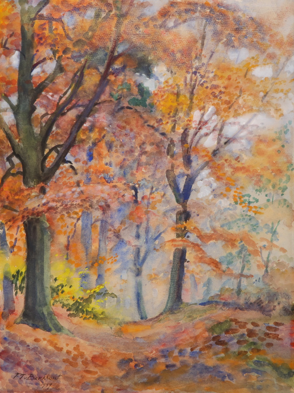 Frederik Teding van Berkhout: Aquarel, Zonder titel verkocht voor € 35!