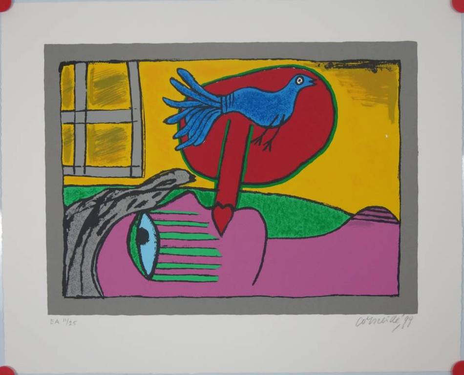 Corneille: Zeefdruk, Regard sur l'oiseau kopen? Bied vanaf 180!