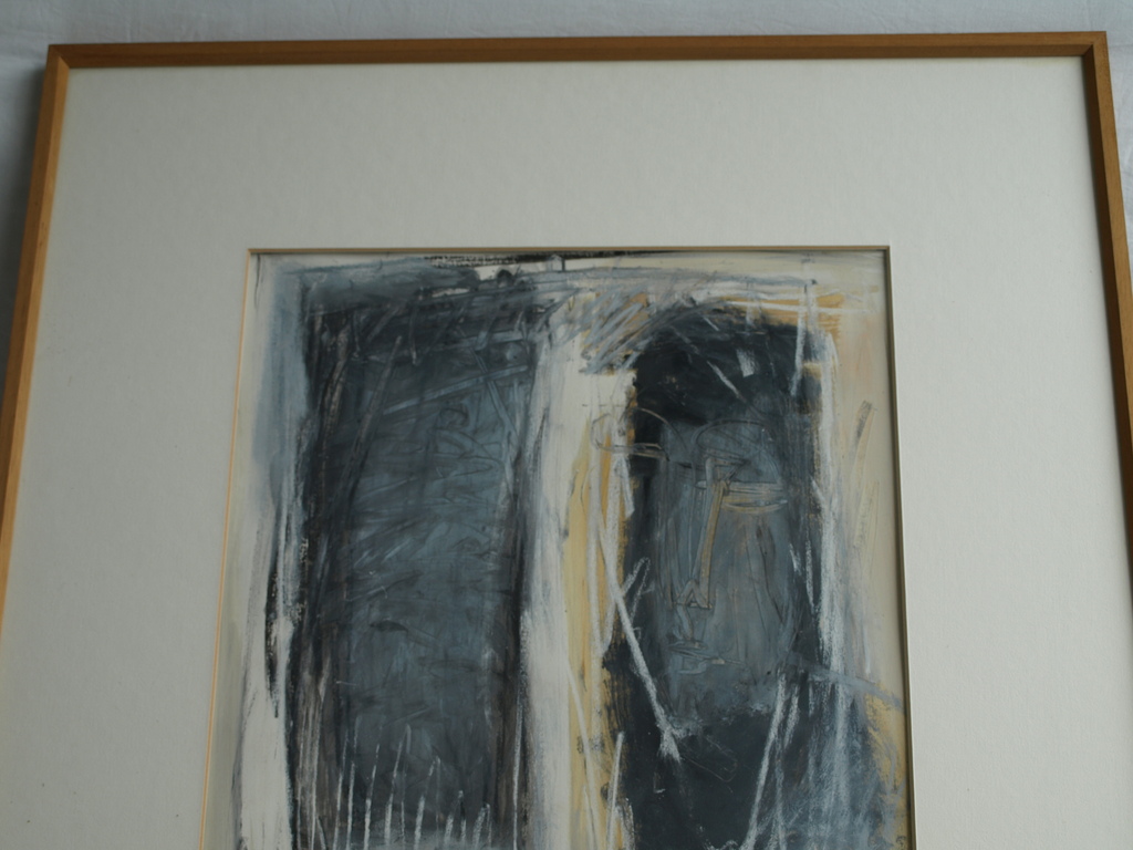 Hannah Kockx : Gemengde techniek, pastel en acryl – gesigneerd & ingelijst –1988 kopen? Bied vanaf 40!