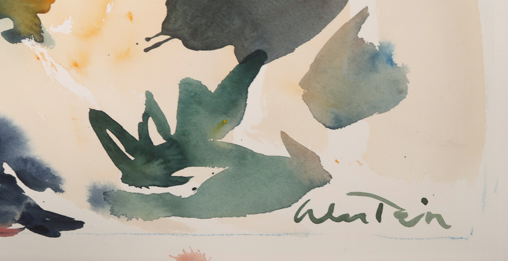 Henk Westein: Aquarel, Zonder titel III kopen? Bied vanaf 20!
