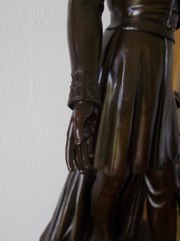 Bronzen beeld van Willem 2,door E.F.Georges.gesigneerd,gedateerd en gietersmerk. kopen? Bied vanaf 1950!