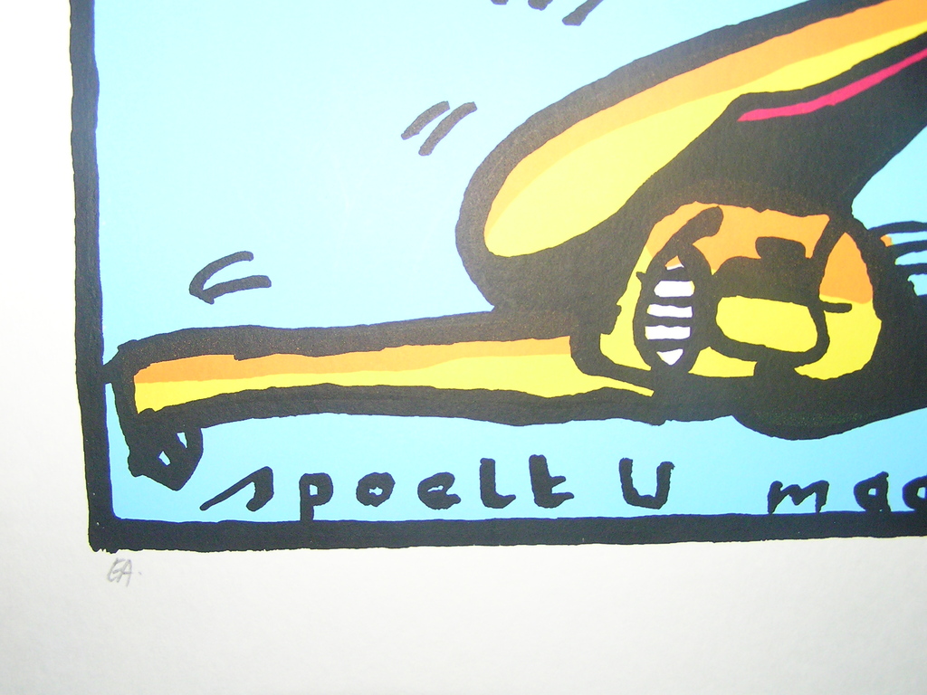 HERMAN BROOD, "Spoelt U Maar" Met HBM certificaat. Hand gesigneerd. kopen? Bied vanaf 125!