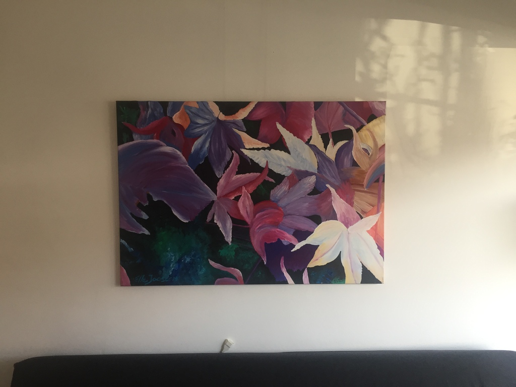 kyoto two, schilderij, Japanse bloemen kopen? Bied vanaf 99!