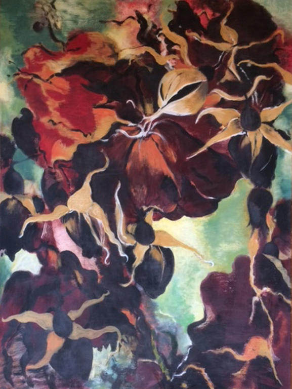 Jacques van Erven, ei-tempera op doek, zonder titel (1992) in houten baklijst kopen? Bied vanaf 125!