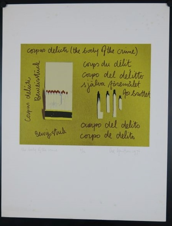 Ad Gerritsen: Zeefdruk, The Body of the Crime kopen? Bied vanaf 1!