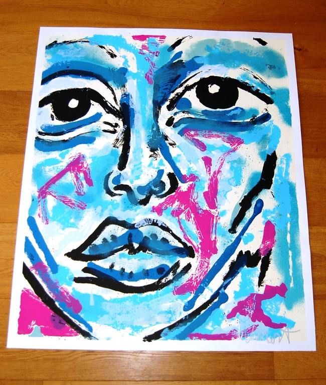 Peter Klashorst, zeefdruk Pooh , gesigneerd. kopen? Bied vanaf 75!