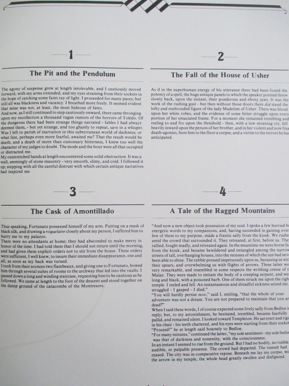 Harry van Kruiningen, vier litho's "Edgar Allan Poe" kopen? Bied vanaf 100!