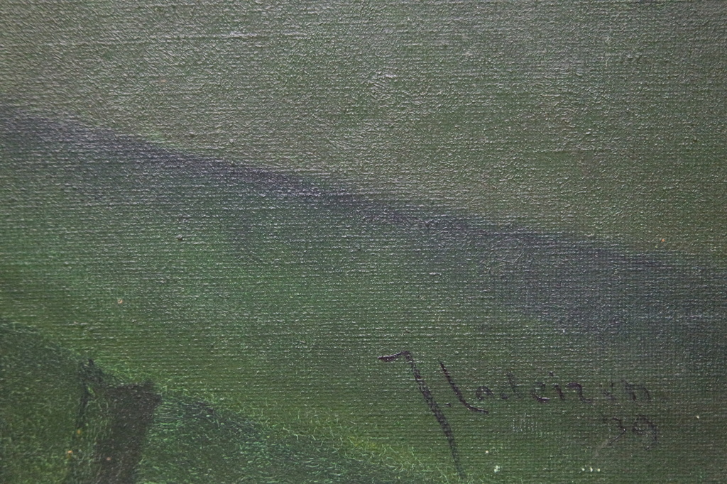 Jo Lodeizen (1892-1980) - olieverf op doek - landschap - reflectie in het water kopen? Bied vanaf 195!