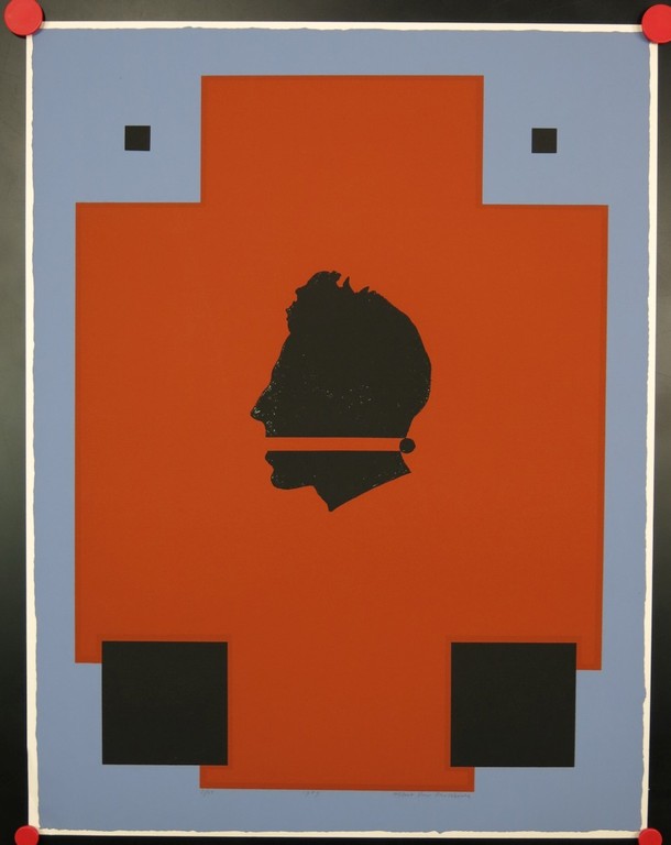 Albert van der Weide: Zeefdruk, Gezicht I kopen? Bied vanaf 1!