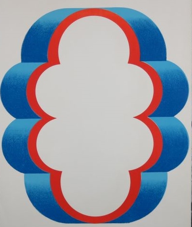Kumi Sugai: Litho, Compositie (rood/blauw) kopen? Bied vanaf 70!