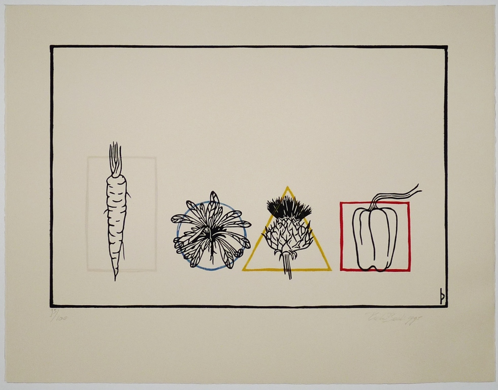 Pieter Becks: Houtsnede, Zonder Titel, Gesigneerd, 1995 kopen? Bied vanaf 39!