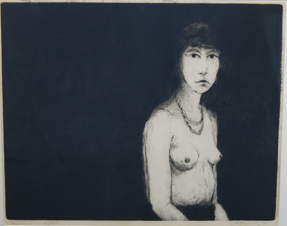 Ad Willemen: Ets, Meisje I -Ingelijst kopen? Bied vanaf 35!