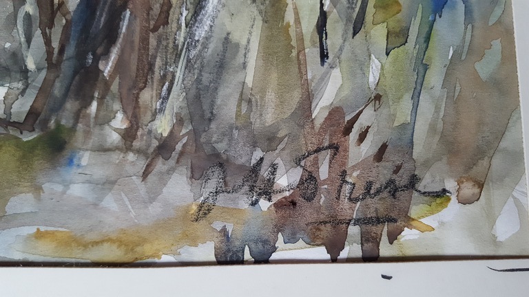 Job Frese: aquarellen, Oostenrijkse landschappen. kopen? Bied vanaf 1!