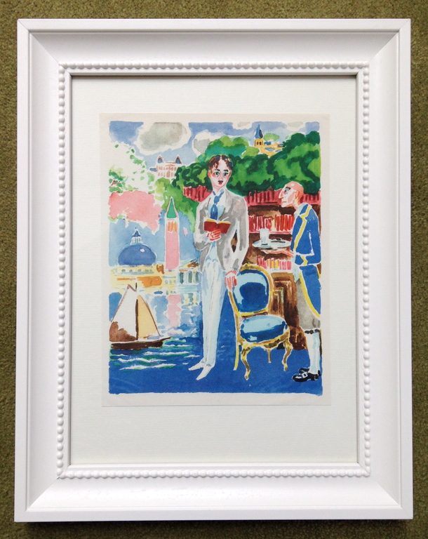 Kees van Dongen.  Originele illustratie uit 1947.  Incl Certificaat kopen? Bied vanaf 1!