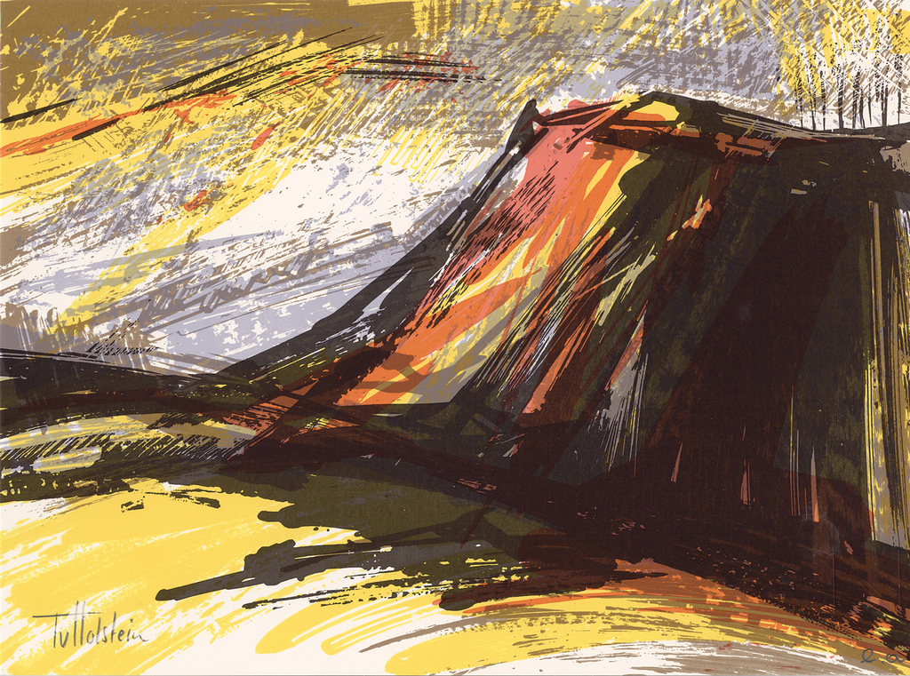 Toos van Holstein - Kloof - gesigneerde zeefdruk - 1987 kopen? Bied vanaf 15!