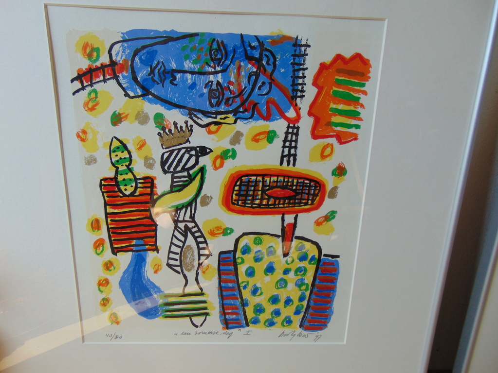 Keimpe Kootstra, Zeefdruk " Een Zomerse Dag "   1 en 2  kopen? Bied vanaf 75!