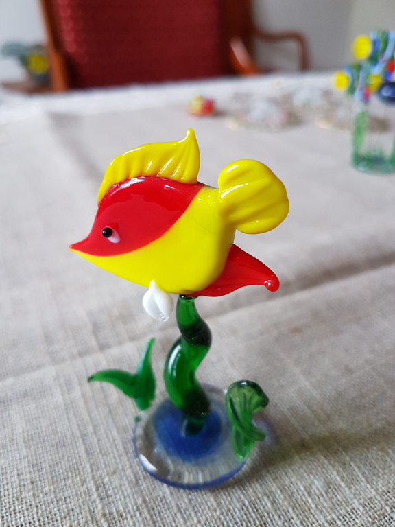 Murano glas vis  art 122 kopen? Bied vanaf 1!