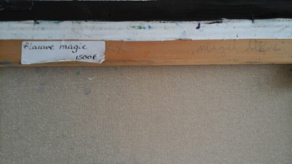 Kees Okx, schilderij, Blauwe Magie (Magie Bleue) kopen? Bied vanaf 350!