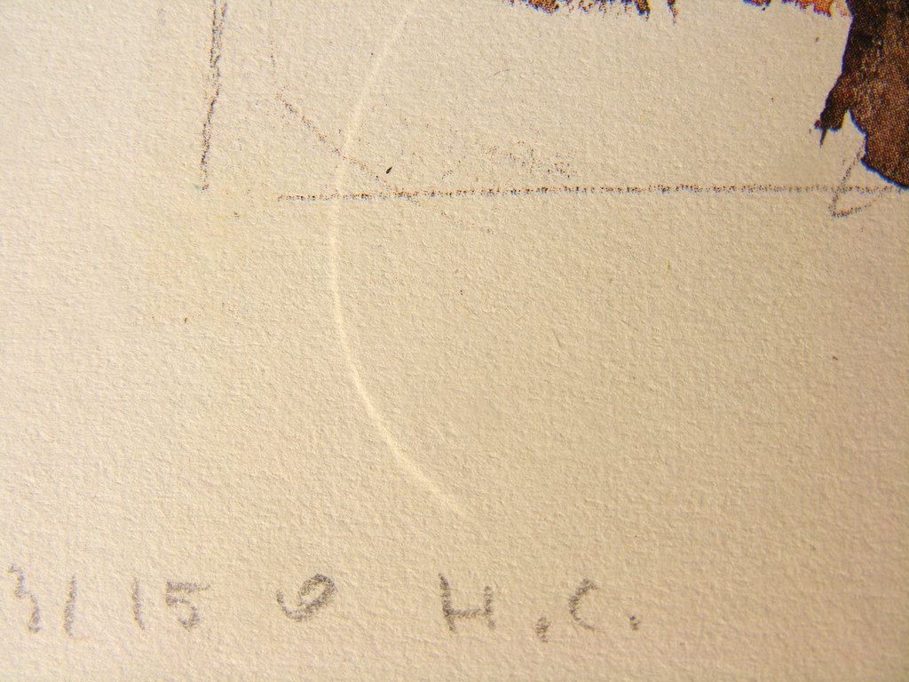 Peter Krawagna, originele grafiek, 1983, handgesigneerd! kopen? Bied vanaf 40!