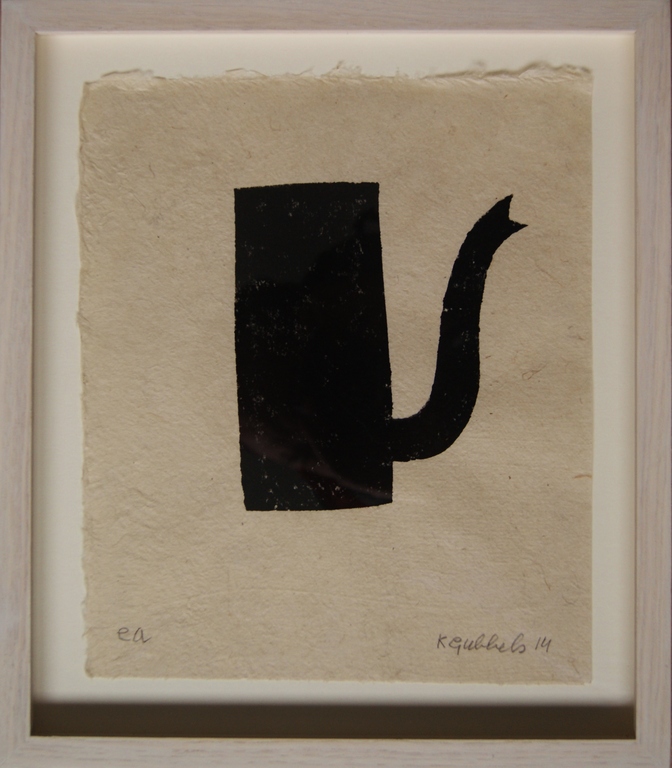 Klaas Gubbels sjabloondruk uit 2014. verkocht voor € 350!