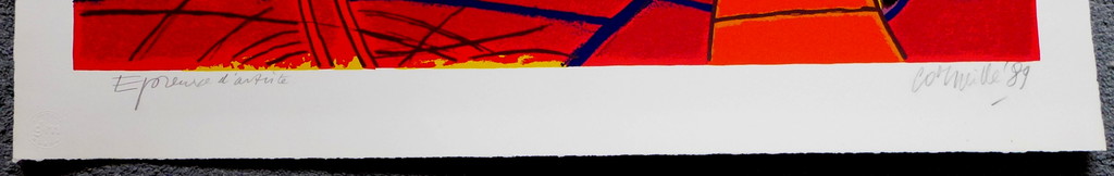 Corneille, zeefdruk uit 1989.  Ã�preuve d'artiste. kopen? Bied vanaf 300!