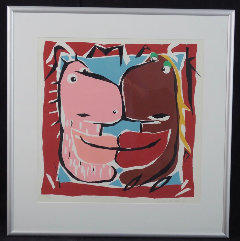 Jeroen Gerlofsma: Zeefdruk, Smak - Ingelijst kopen? Bied vanaf 35!