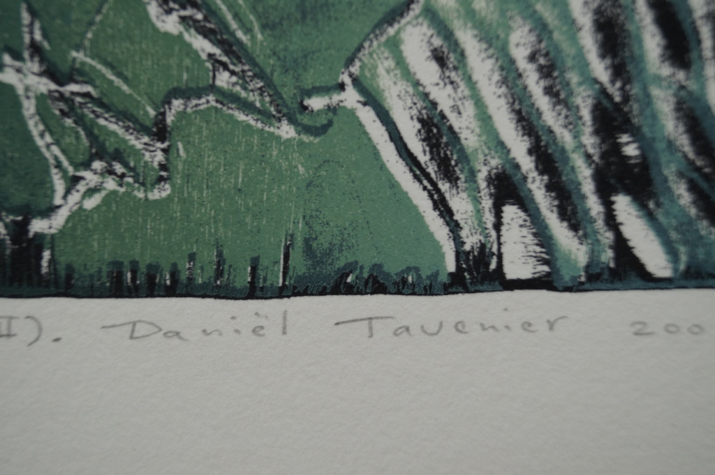 Daniel Tavenier - gesigneerde  ets - Naar Rodin: Kop III  kopen? Bied vanaf 1!