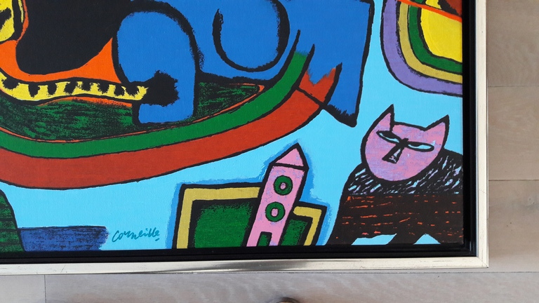 Corneille, giclee, in oplage  gesigneerd, zeer kleurrijk werk  kopen? Bied vanaf 325!