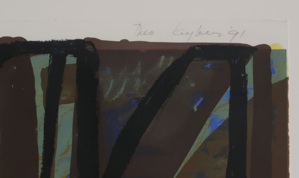 Theo Kuijpers: Zeefdruk, Z.T. - Ingelijst kopen? Bied vanaf 35!