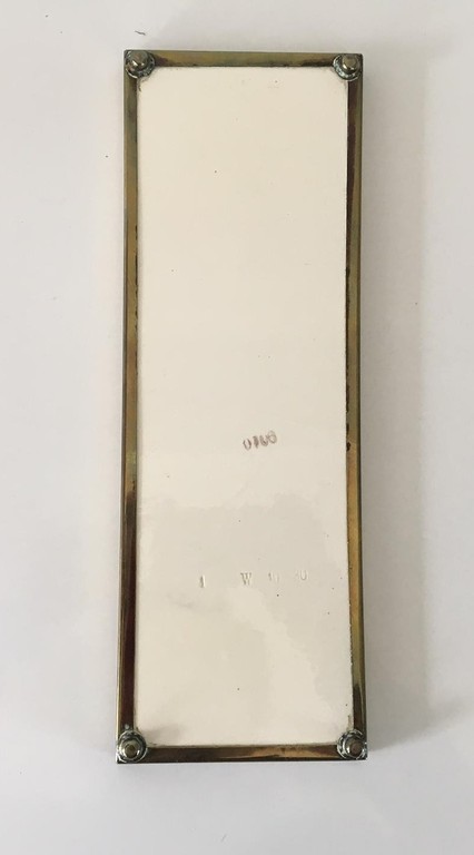 Villeroy & Boch Dresden - Jugendstil aardewerken dienblaadje met metalen montuur kopen? Bied vanaf 1!