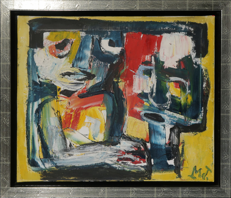 Martin van Wordragen: Olieverf op doek, Vermisten - Ingelijst verkocht voor € 440!