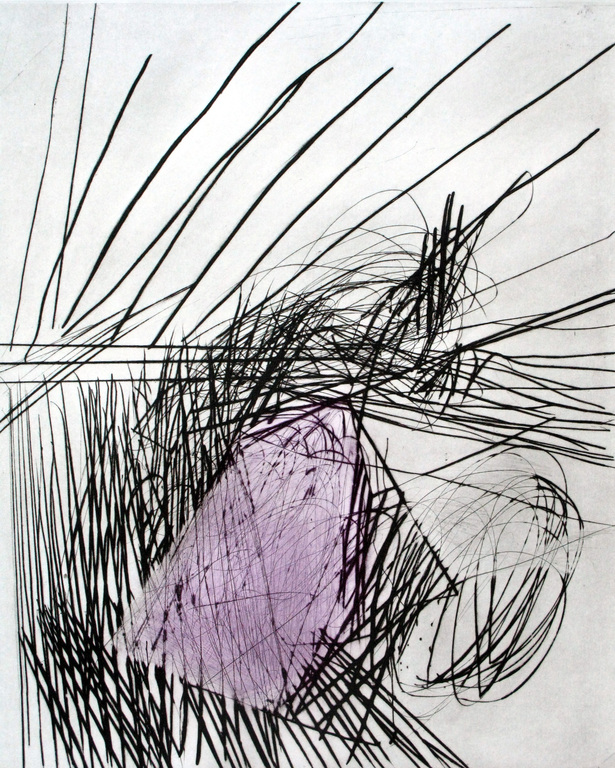 GER LATASTER - groot abstract werk ETS uit 1983 - GESIGNEERD en onberispelijk. verkocht voor € 150!