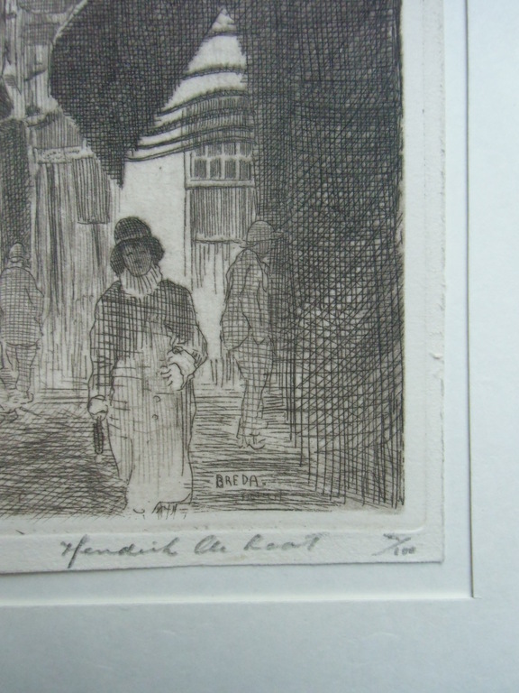 AcheterSTADSBEELD BREDA MET GROTE KERK // ETS VAN HENDRIK DE LAAT? Enchérissez de 40!