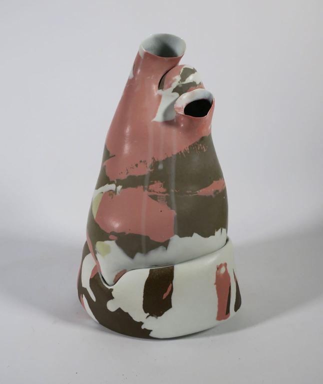 Marga Knaven: Porseleinen Vaas, Solange verkocht voor € 50!