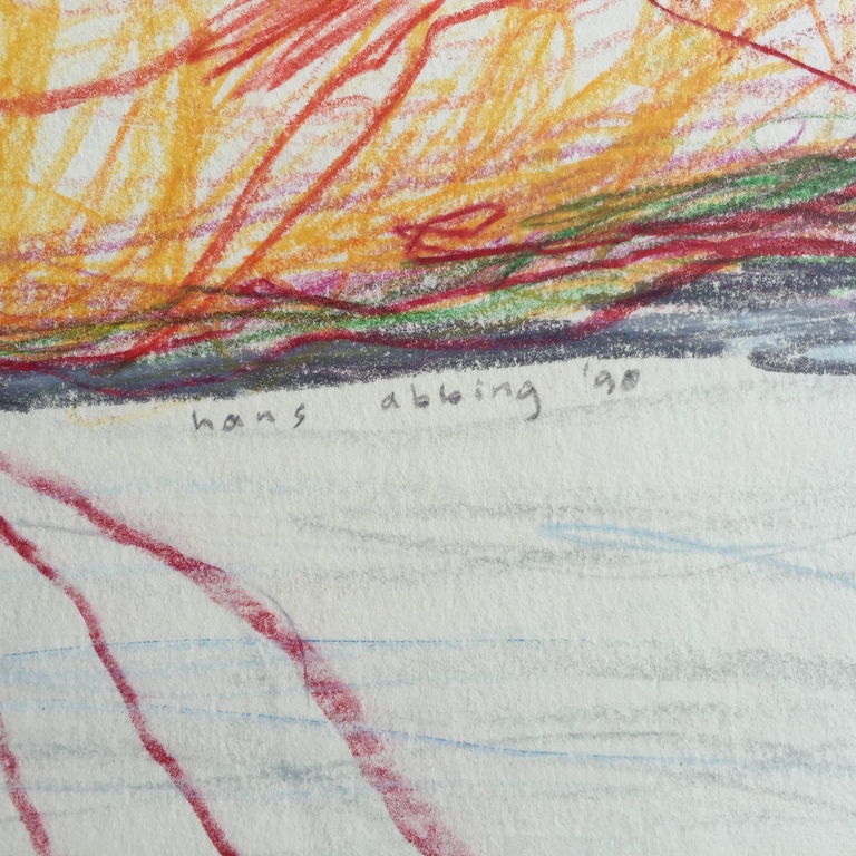 HANS ABBING pastel / tekening kopen? Bied vanaf 60!
