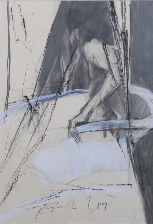 Kees Streefkerk: Gem.techniek, The blues I - Ingelijst (Groot) kopen? Bied vanaf 40!