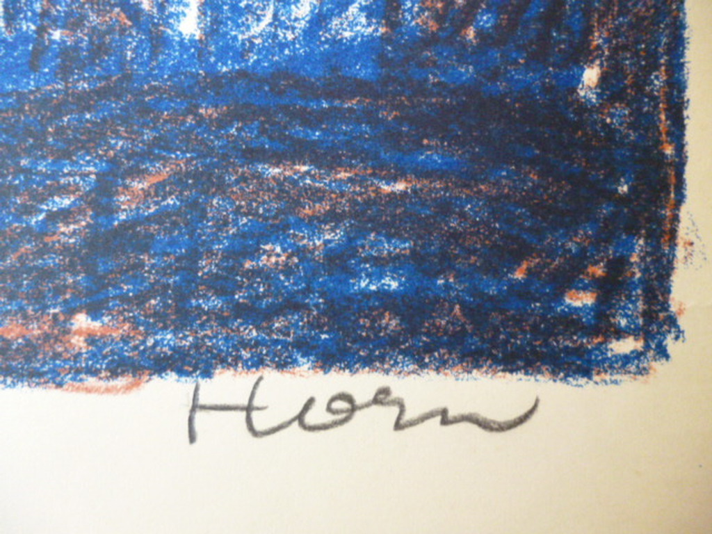 Lex Horn - kleurenlitho - Berglandschap kopen? Bied vanaf 25!