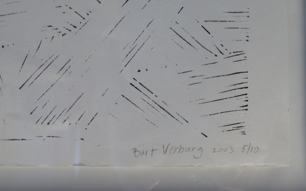 Bart Verburg: Lino, Zonder titel - Ingelijst (Zeer groot) kopen? Bied vanaf 100!