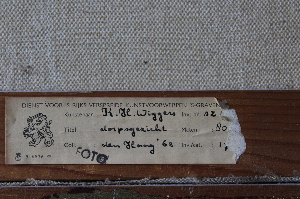 K. Wiggers dorpsgezicht kopen? Bied vanaf 450!