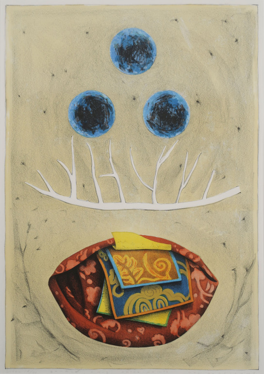 Lon Buttstedt: Litho, Bundle, twig, three points - Ingelijst kopen? Bied vanaf 35!