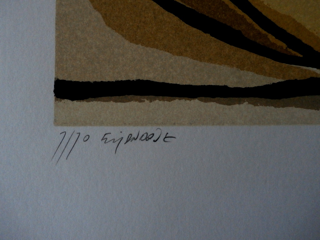 Fon Klement - boardsnede: Les fleurs - 1989 kopen? Bied vanaf 150!