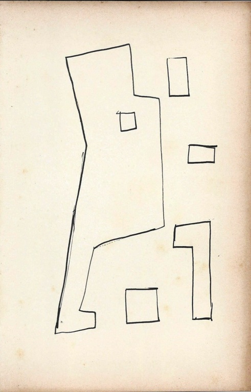 Siep van den Berg : compositie 2 (originele inkttekening) kopen? Bied vanaf 1!