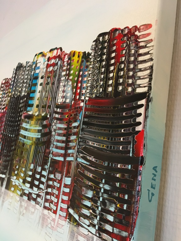 Gena - Skyline - Gesigneerd kopen? Bied vanaf 200!