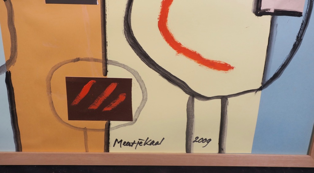 Meertje Kaal: Collage van papier, Het blijft een verrassing - Ingelijst kopen? Bied vanaf 1!