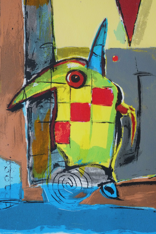 Cor de Jong, zeefdruk, 'Ritueel'. kopen? Bied vanaf 50!