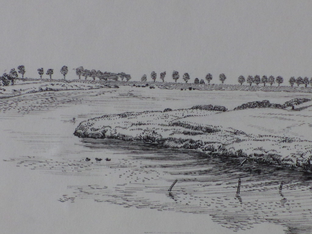 Arend Hendriks, De Selenge bij Wolphaartsdijk Zuid-Beveland, Ets  kopen? Bied vanaf 40!